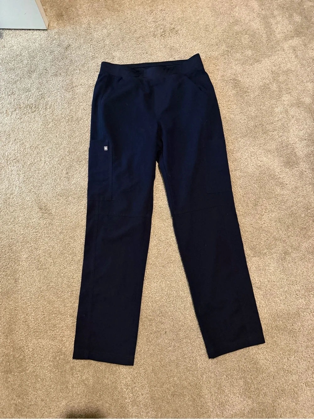 Figs Men’s Navy Straight-Leg Scrub Pants